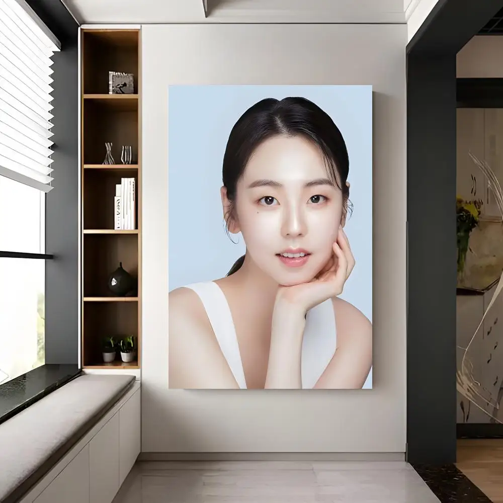 singer celebrity A-Ahn So Hee Poster Trendy Aesthetic Self-Adhesive Wall Poster Room Decor for Bedroom & Dorm