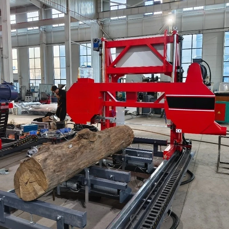 ماكينة نشر البنزين المثبتة على المقطورة، شريط جسر أفقي، قطع سجل الخشب المحمولة #6