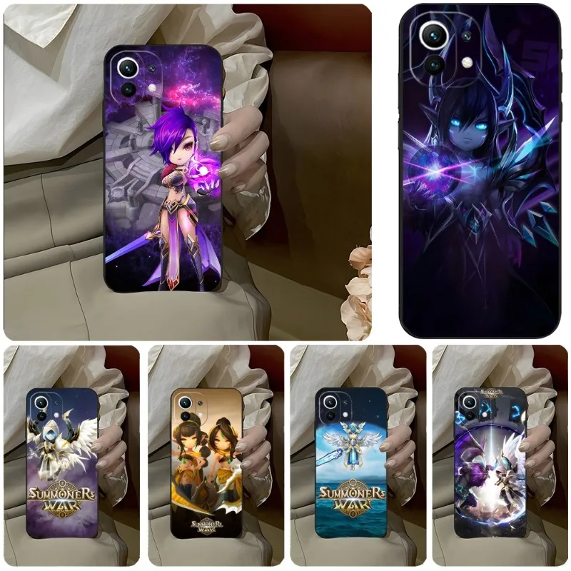 Game Summoners War Phone Case For Xiaomi POCOF3 X3 GT M3 M4Pro X4Pro Note 10Pro Redmi Note 11 11T 10 Pro Plus POCO X3 NFC Cover