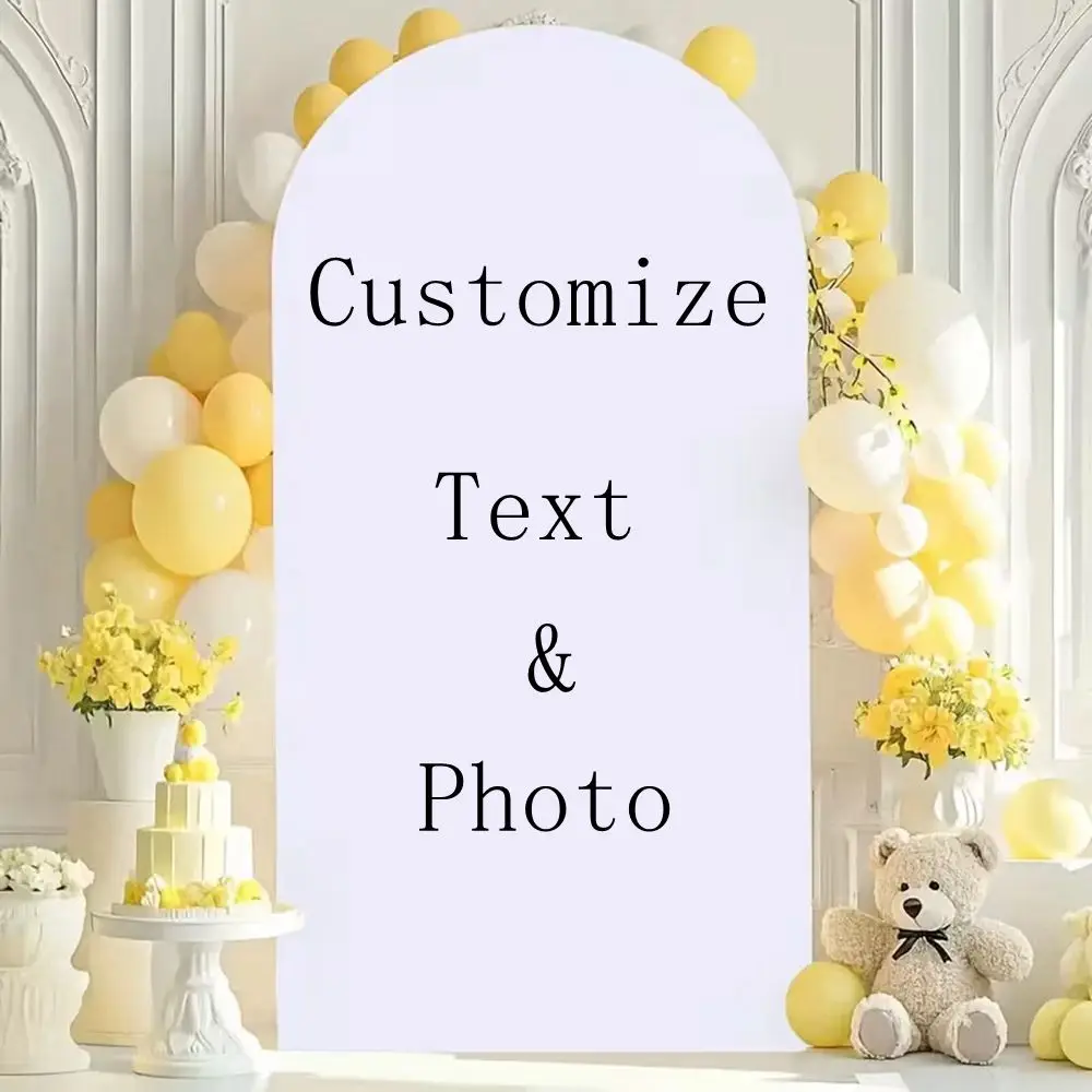 

Фон с аркой на заказ, текст, фото, детский душ, день рождения, свадьба, декор для свадебного душа, арочный фон, эластичная ткань