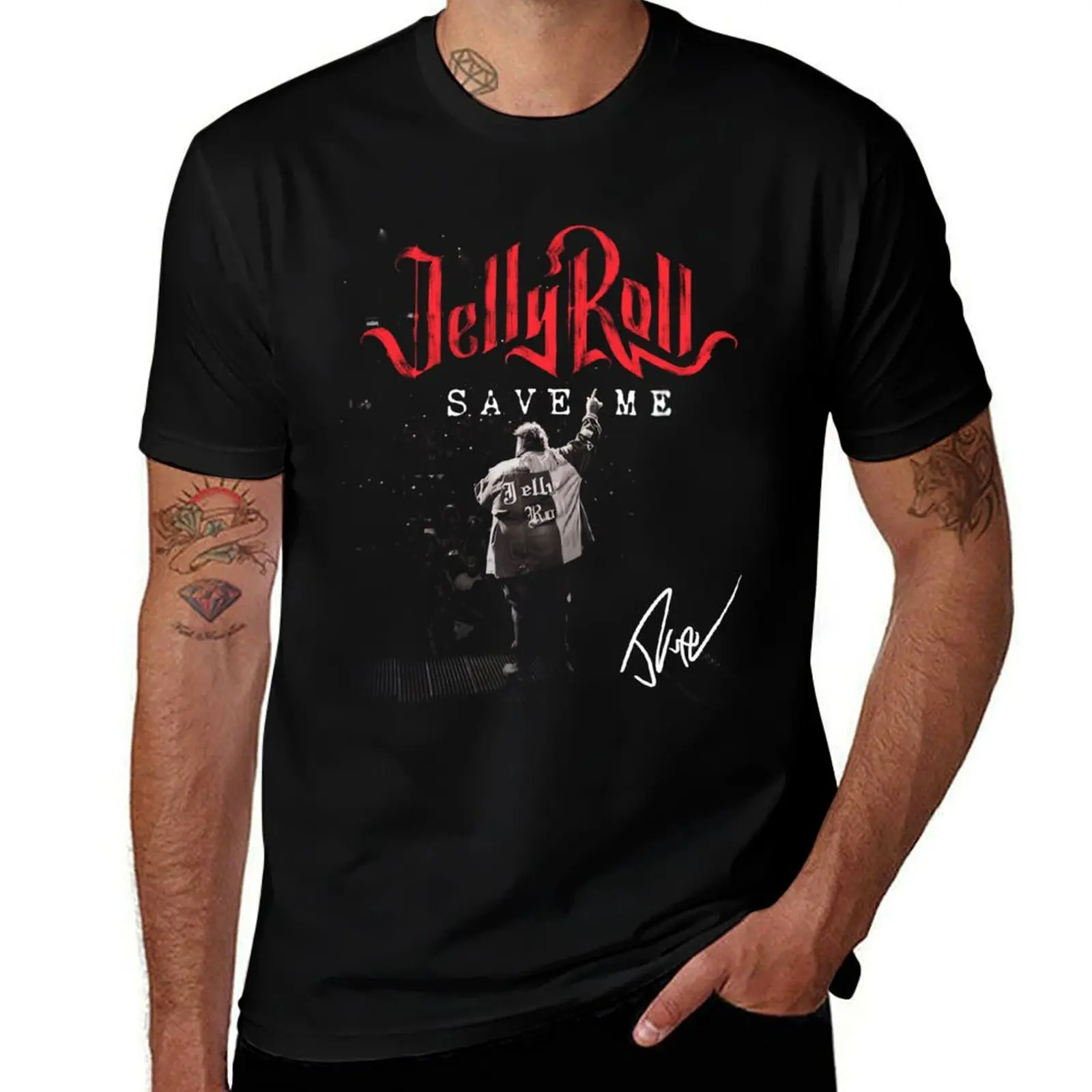 Jelly Roll Vintage T-Shirt summer clothes cotton graphic tees vintage clothes tshirts for men