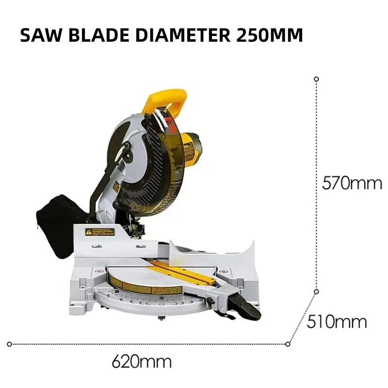 【2026】10-Inch Compound Professional Miter Saw Sliding Miter Saw For Wood And Aluminum Power Table Cutting Saw Cut Off M 4