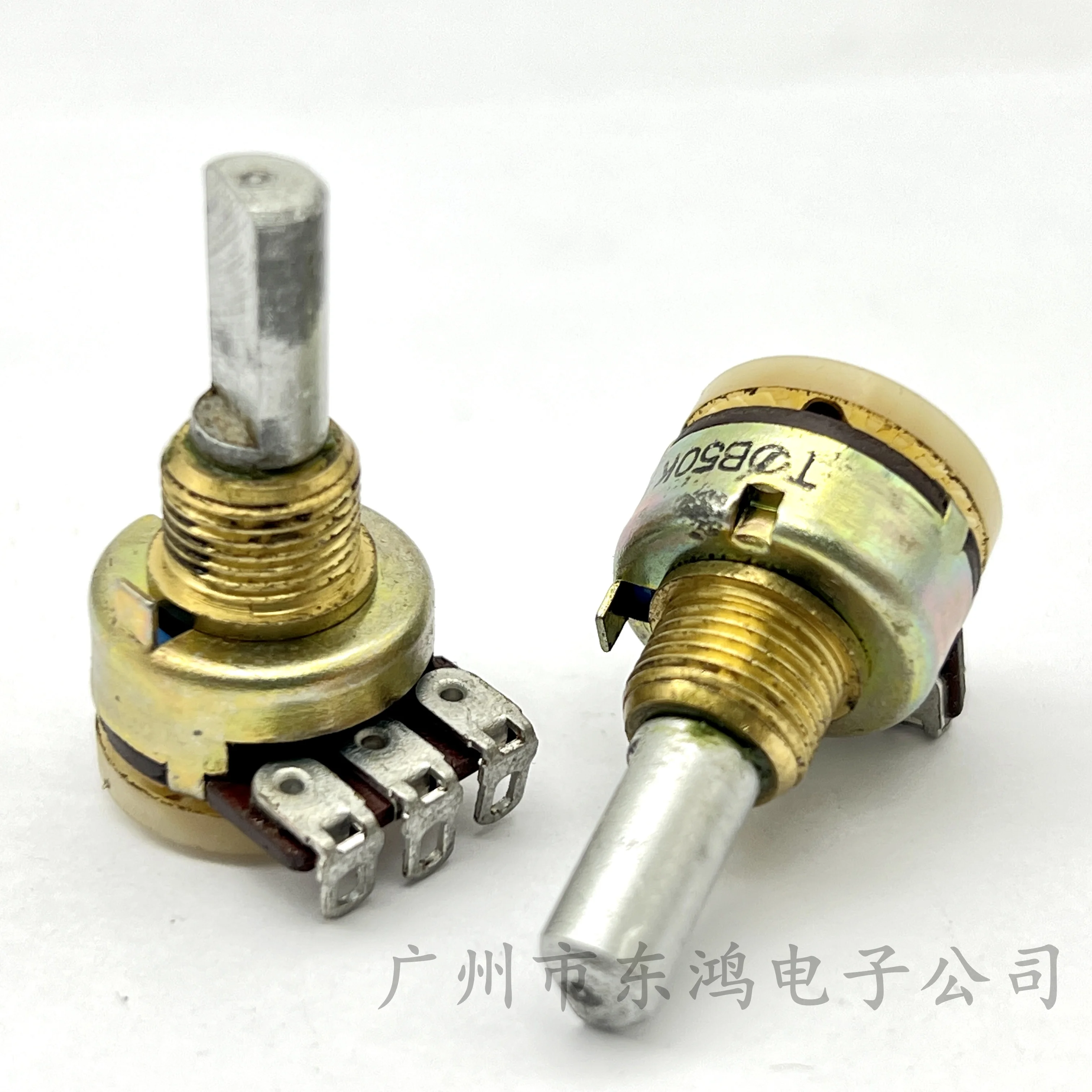 1 PCS Japanese NOBLE Imperial 16 type single link potentiometer B50K step 20 point half shaft length 20mm threading pin