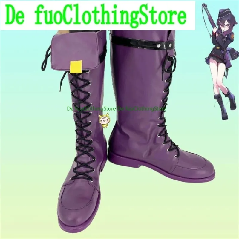 Defuo Blauw Archief Igusa Haruka Cosplay Schoenen Laarzen Spel Anime Spel Rollenspel Halloween Party Props Schoenen Laarzen