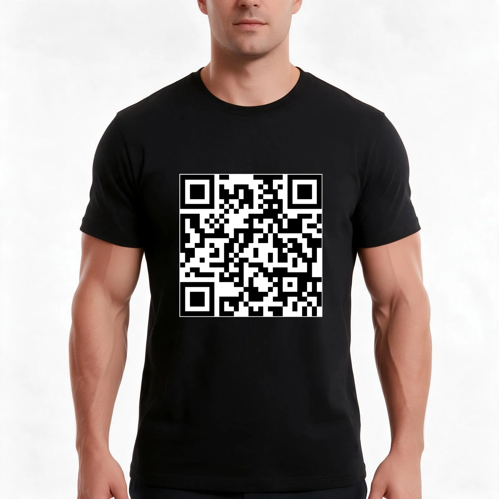 Civilisation Theme Song (Baba Yetu) QR Code T-Shirt Summer Casual Cotton Tee Oversized Streetwear Tops Vintage Graphic Print