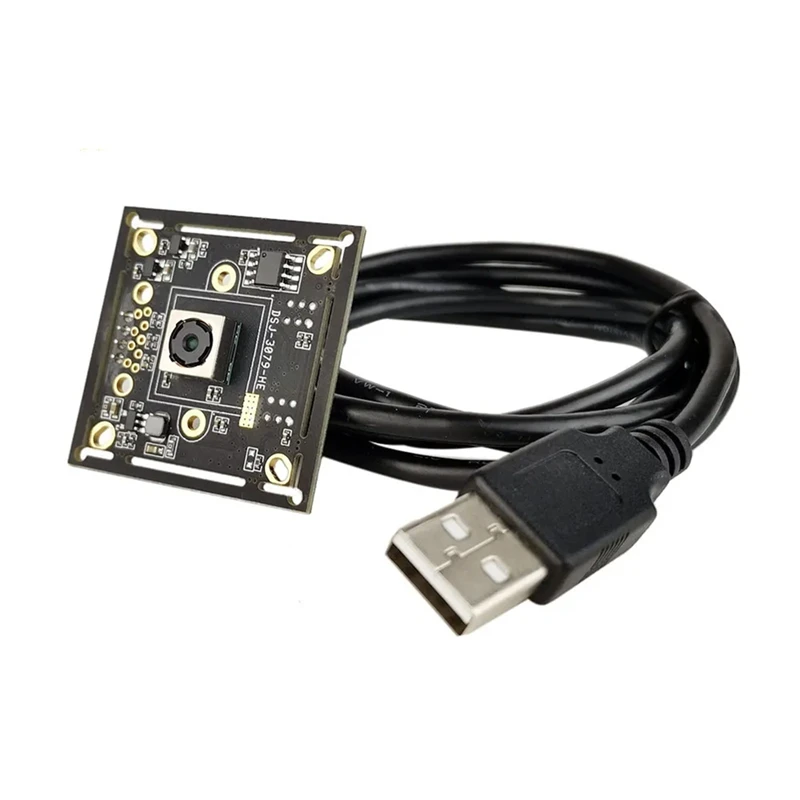 Câmera de foco automático com sensor IMX179 de 8MP com suporte USB2.0 UVC OTG Plug & Play 100 graus sem lente de distorção 4K WebCam-BCBW