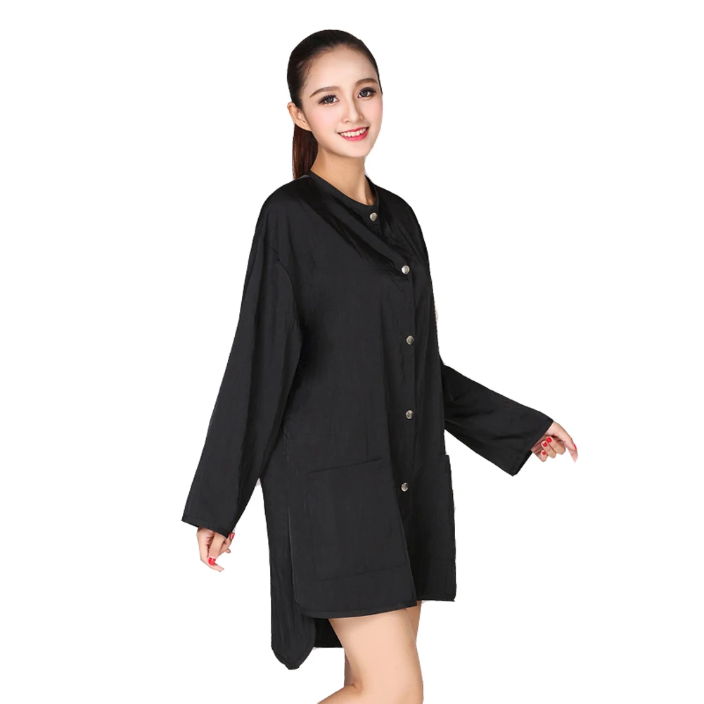 1pcs Professional Hairdressing Beauty SPA Gown Snap-fastener Robe Hair Capes Styling Barber Salon Hairdresser Wraps Cloth