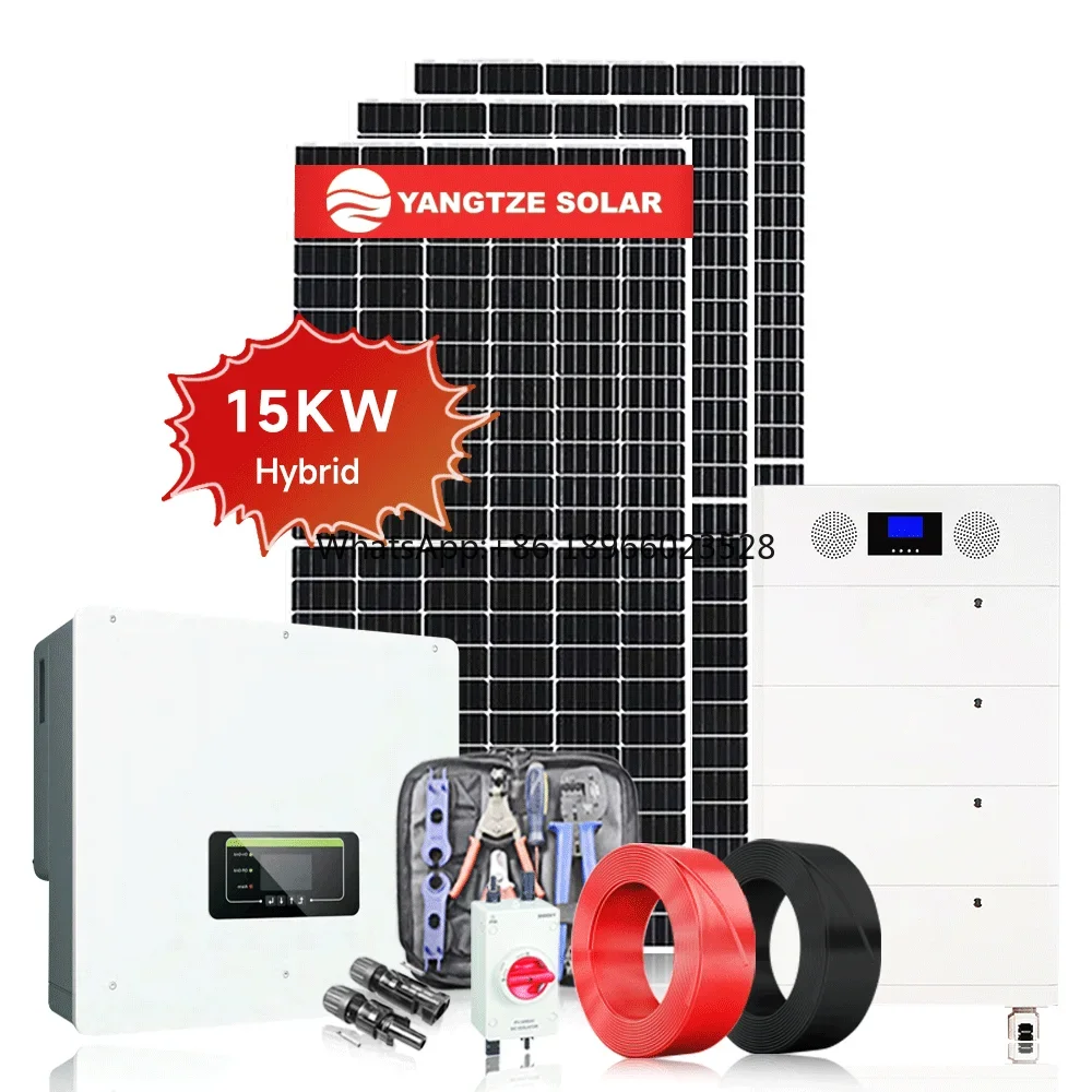 15kw 20kw 3 phase all in one hybrid on off grid solar power system 10 kwp off grid for home