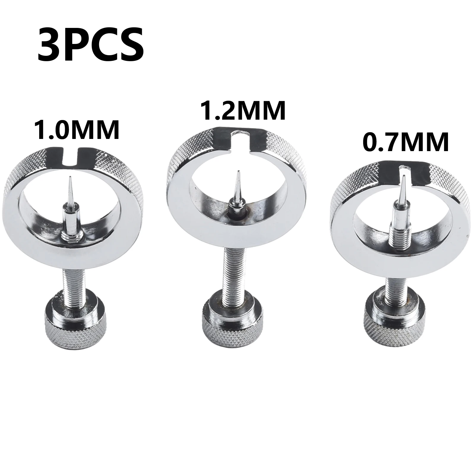 Precision Pressure Gauge Needle Point Puller, Extractor, Remover, 3pcs Set, Made of Stainless Steel for Durability