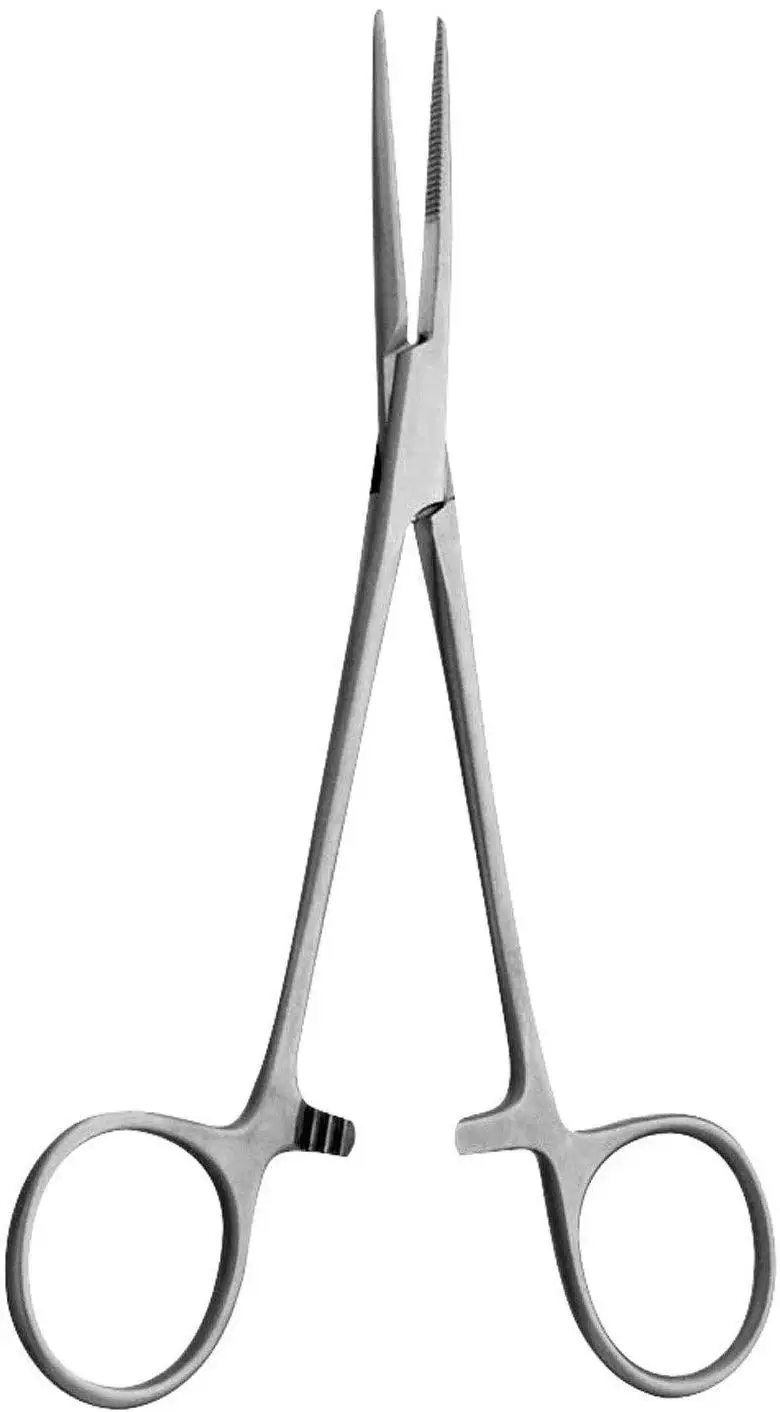 Ensemble de pinces hémostatiques droites et courbées, pinces à verrouillage, hémostatiques idéales pour les infirmières, la pêche, l'artisanat et les loisirs créatifs
