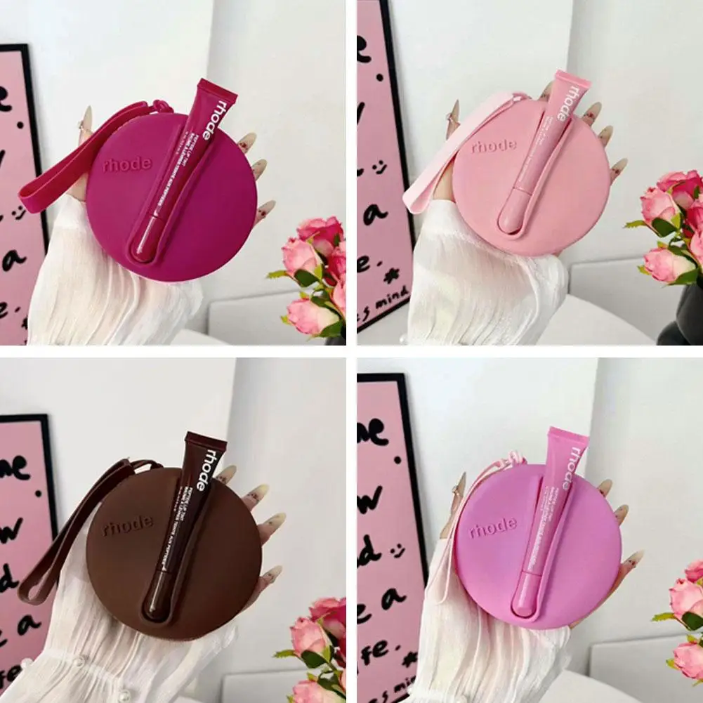 

2025 Rhode Lipstick Holder Shell Lipstick Cosmetic Bag Packet Colour Gift Phone Case Bag Headphone Box Case Portable Storag O1H5