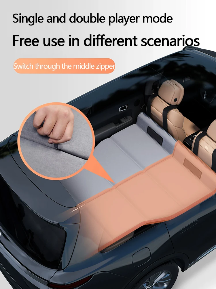 Suitable for Mercedes-Benz EQE car folding mattress, travel mattress, SUV trunk sleeping tool, rear non-inflatable sleeping pad