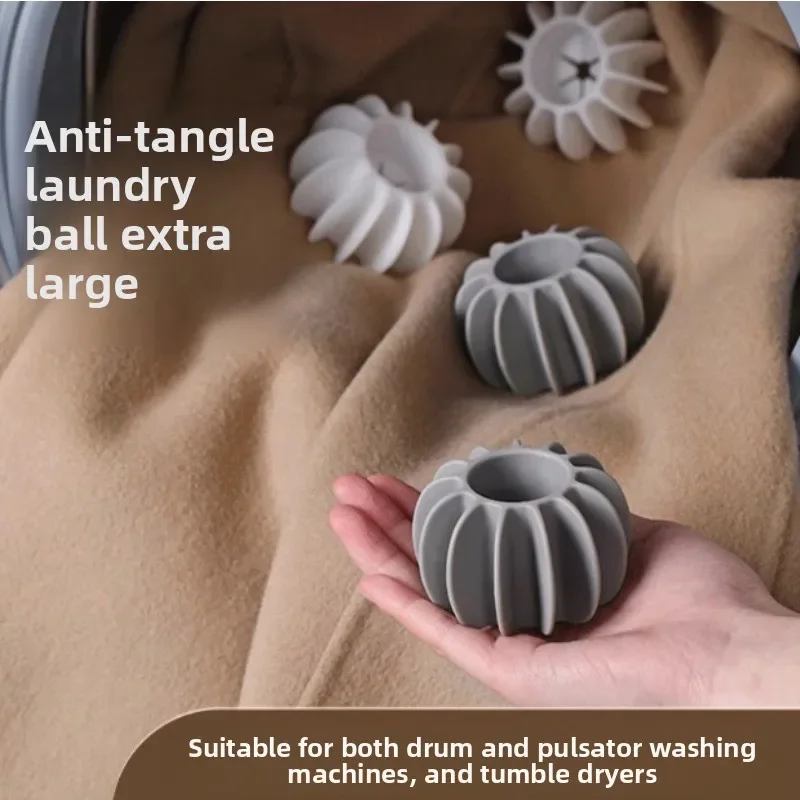 Magic Wash Ball for Washing Machines - Anti-Winding Drum Decontamination Special to Prevent Clothes from Knotting