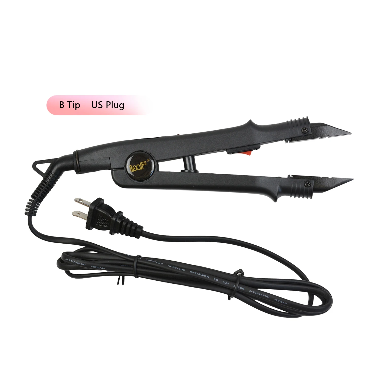 1Pc JR-611 A/B/C Tip Hair Connector Constant Temperature Hair Extension Fusion Iron Keratin Melting Tools  +US outlet