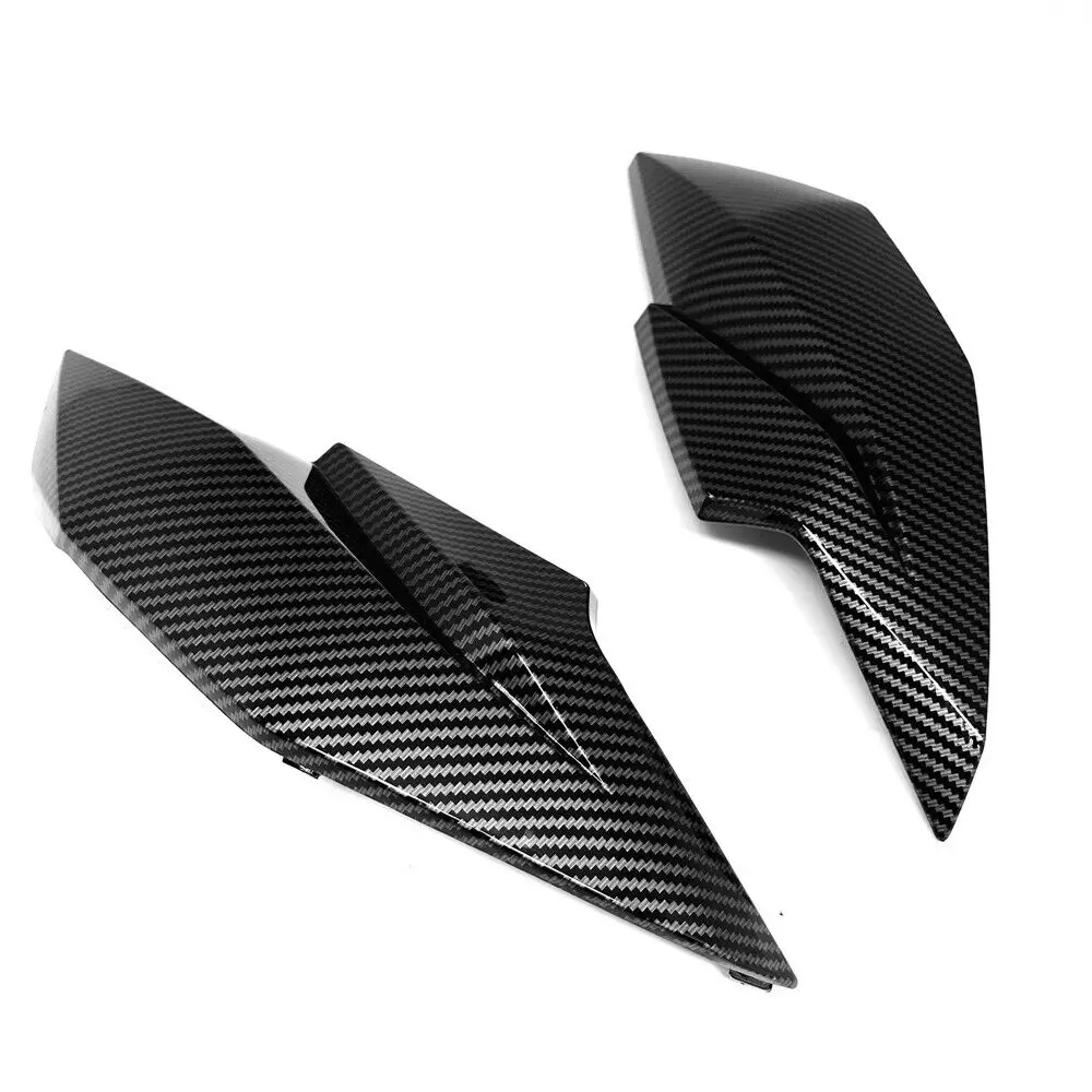 

Передние боковые обтекатели фар с узором под карбон для Kawasaki Z300 Z250 2013-2017, высококачественные аксессуары для мотоциклов из АБС-пластика