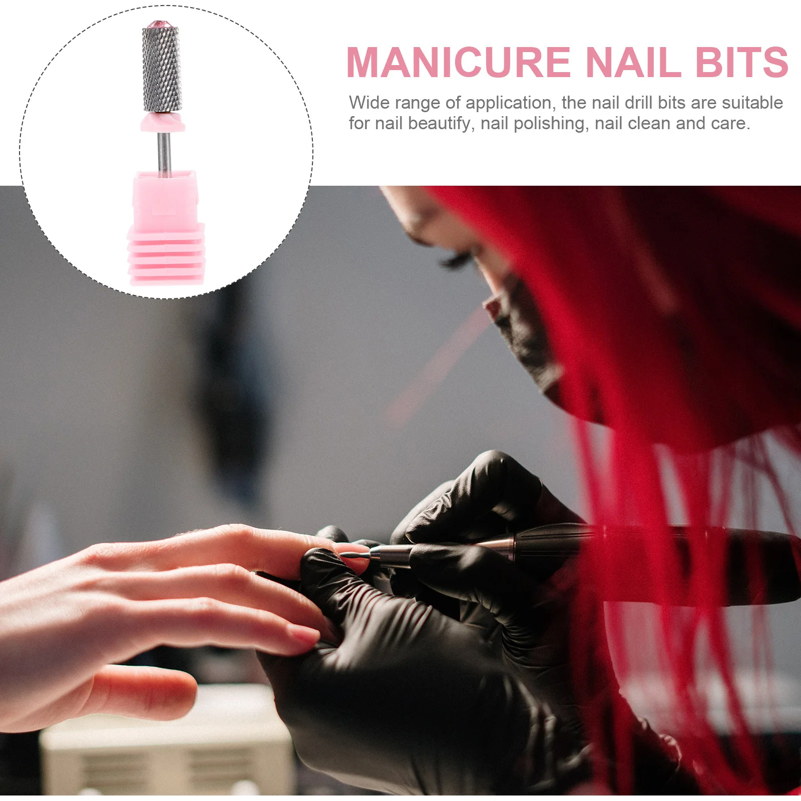 Nail Bits Metal Grinding Cuticle Cuticle Cleaner Drill Bit Cleaner For Acrylic Nails Manicure Polish Remove Gel Polish