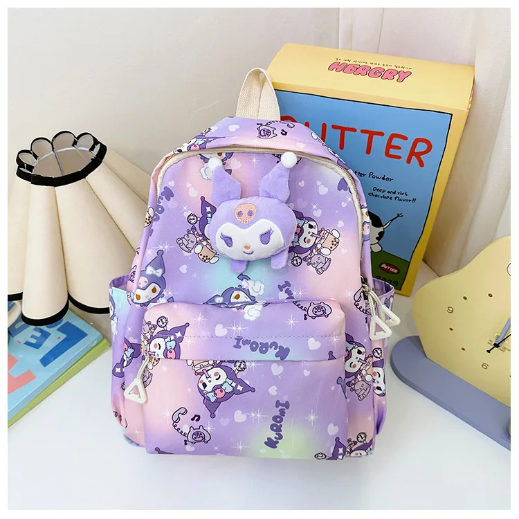 Sanrio Kuromi My Melody School Bag Cinnamoroll Hello Kitty Pochacco Backpack Kids Holiday Students Schoolbag Birthday Gifts