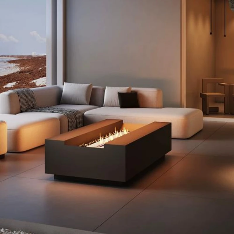 tuya wifi  bio ethanol burner bio kamin electric luxury smart bioethanol fireplaces