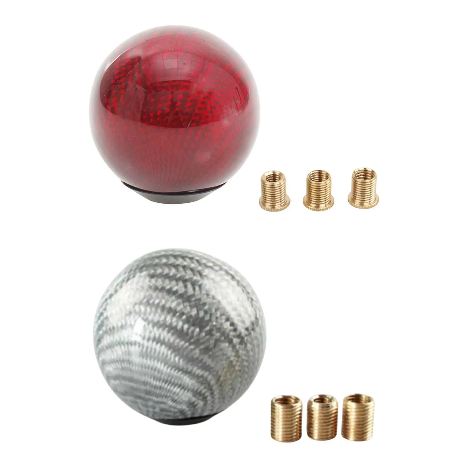 

Auto Gear Shifter Knob Gear Shifting Handle Round Ball Interior Decor with Adapters Car Modification for Automotive Truck