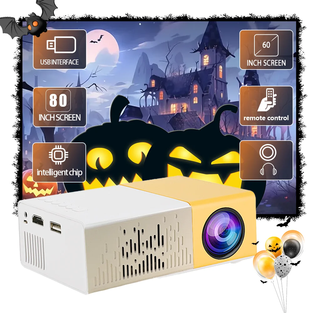 Halloween Gifts YG300 PRO Mini Led Projector Hdmi Usb Christmas Home Theater Media Player Beamer Travel Portable Smart Projector