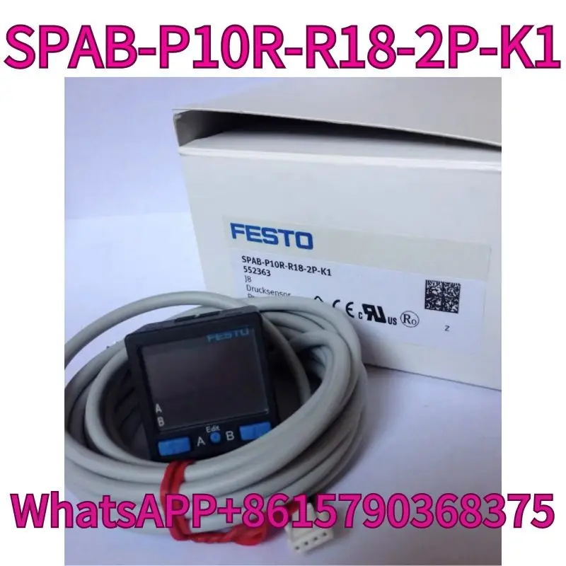 

The new digital pressure sensor SPAB-P10R-R18-2P-K1 has a one-year warranty and can be shipped quickly