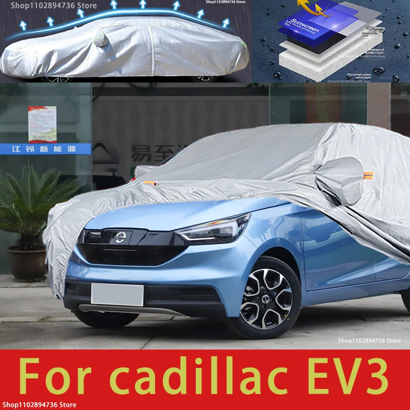 

For Cadillac EV3 Car protective cover, sun protection, cooling protection, car clothing, car paint protection auto