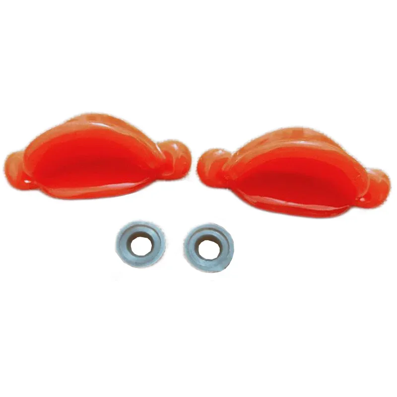 5PCS Animal Duck Mouth Plastic Toy Threaded Bill Accessories Creative DIY Handicrafts Spare Part Screw Style Bill Mouse Nose