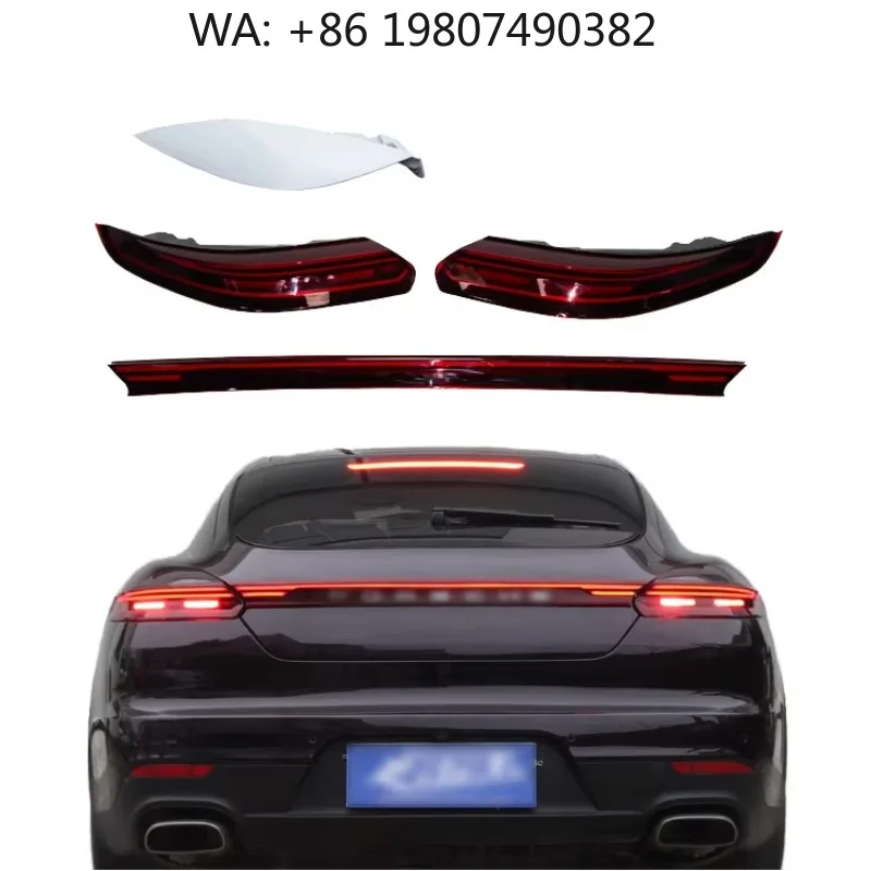 Through-Type Brake LED Taillight, All-in-one Design, 12V Waterproof Rear Fog Lamp Upgrade 2014-2016