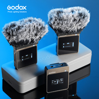 Godox MoveLink M2 2.4GHz Wireless Lavalier Microphone for DSLR Cameras Camcorders Smartphones, and Tablets for YouTube