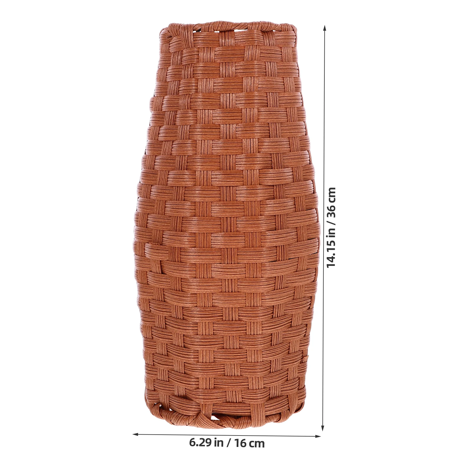 

Simulated Flower Decoration Imitation Rattan Vase Woven Plastic Arrangement Pot Dried Wedding Tall Decorative Office Balcony