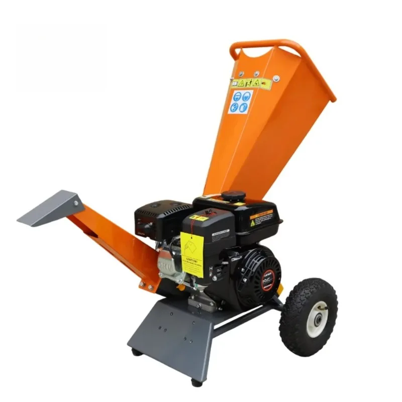 Trituratore mobile per cippatrice da giardino Trituratore per rami asciutti e bagnati ad alta potenza per potature di ramoscelli e rifiuti agricoli da giardino