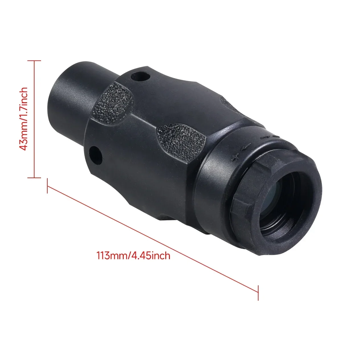 Tactical 3X Magnifier G33 G43 Scope Fixed with Switch To Flip Side Quick Detachable QD Mount for 20mm Rail Outdoor Hunting