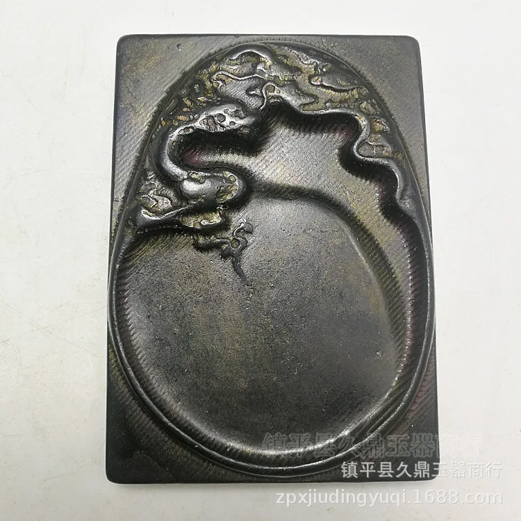 

Hongshan culture, antiques, jades, antiques, miscellaneous items, old black iron meteorite inkstone