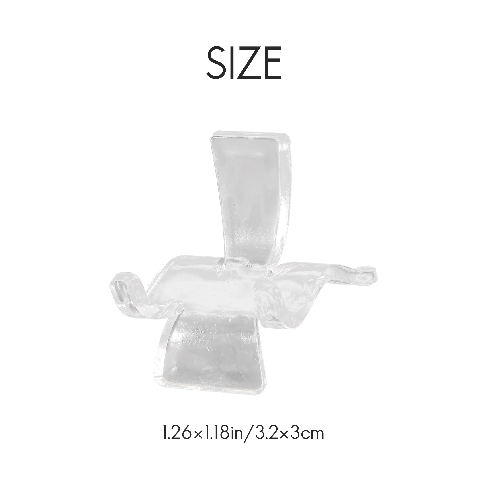 25 peças suporte de exibição acrílico cavalete de exibição de plástico transparente suportes de cavalete de exibição acrílico para rocha mineral ágata f