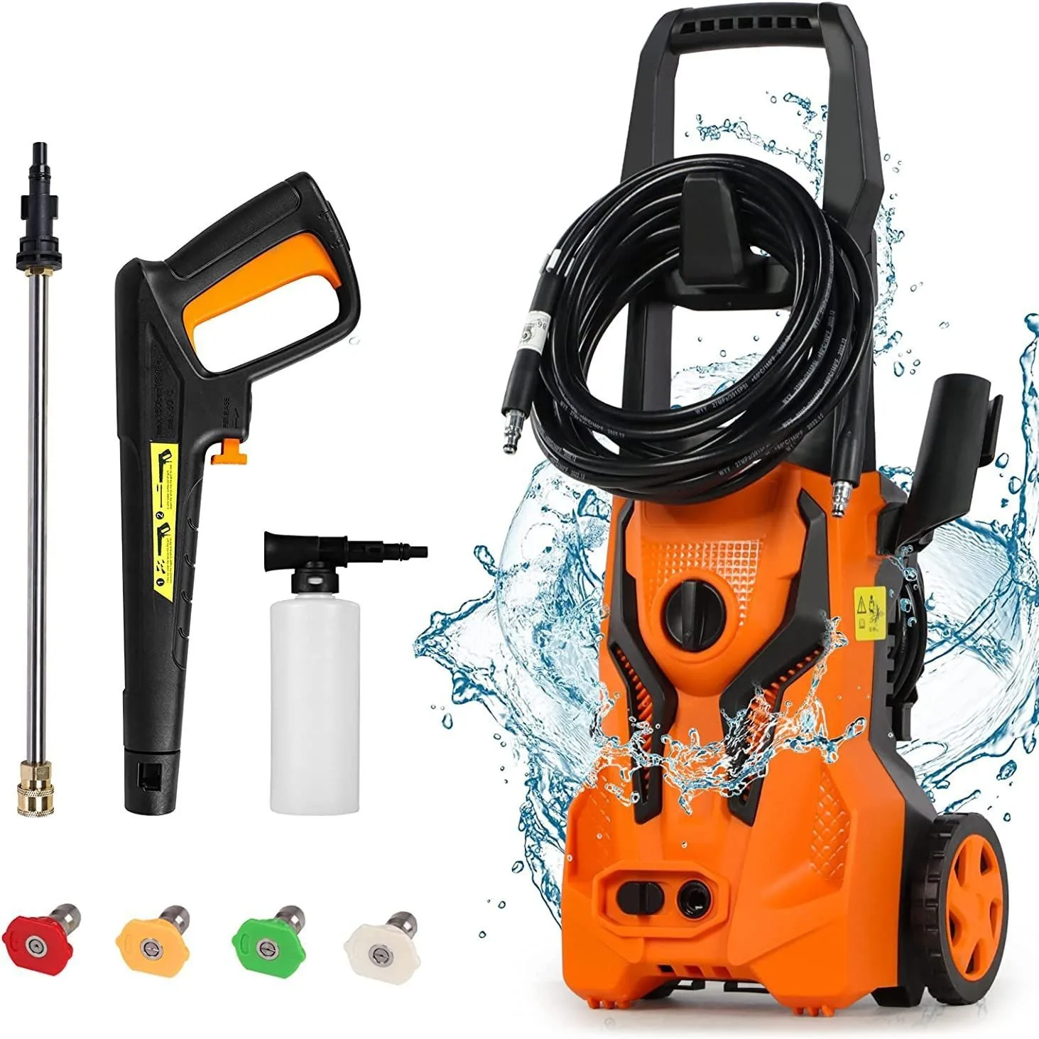 302A Orange, high pressure washer, household