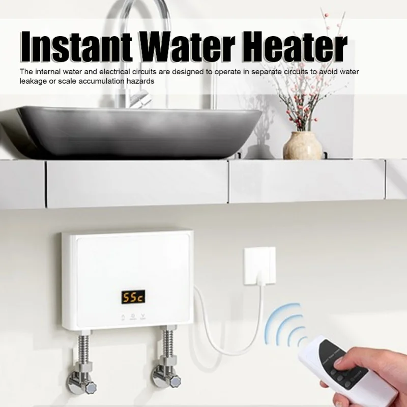 Domestic Instant Water Heater 3000W Intelligent Variable Frequency Constant Temperature Electric Water Heater