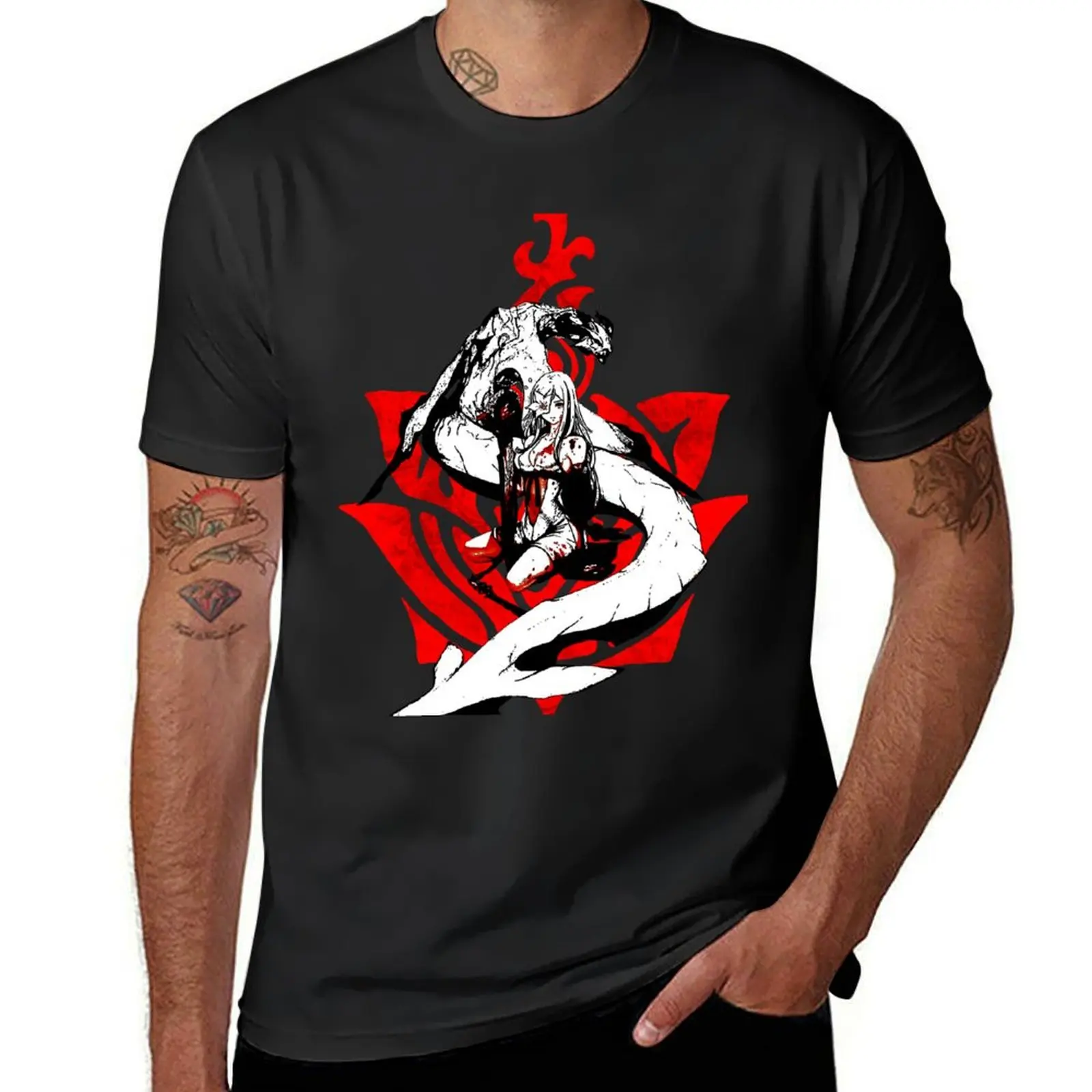 Zero and Mikhail T-Shirt anime clothes sublime men t shirts