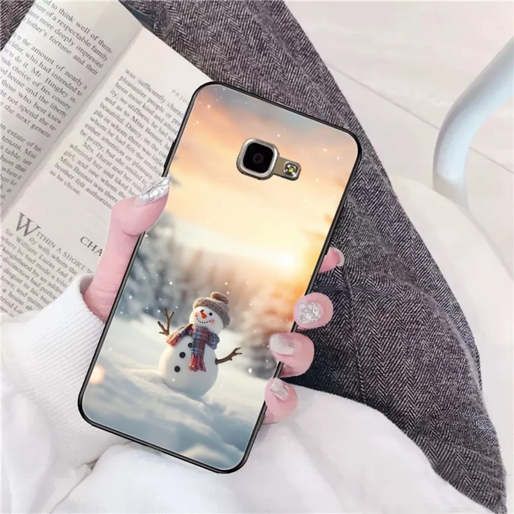 Christmas Snowman Phone Case For Samsung A 10 11 12 13 20 21 22 30 31 32 40 51 52 53 70 71 72 73 91 13 shell