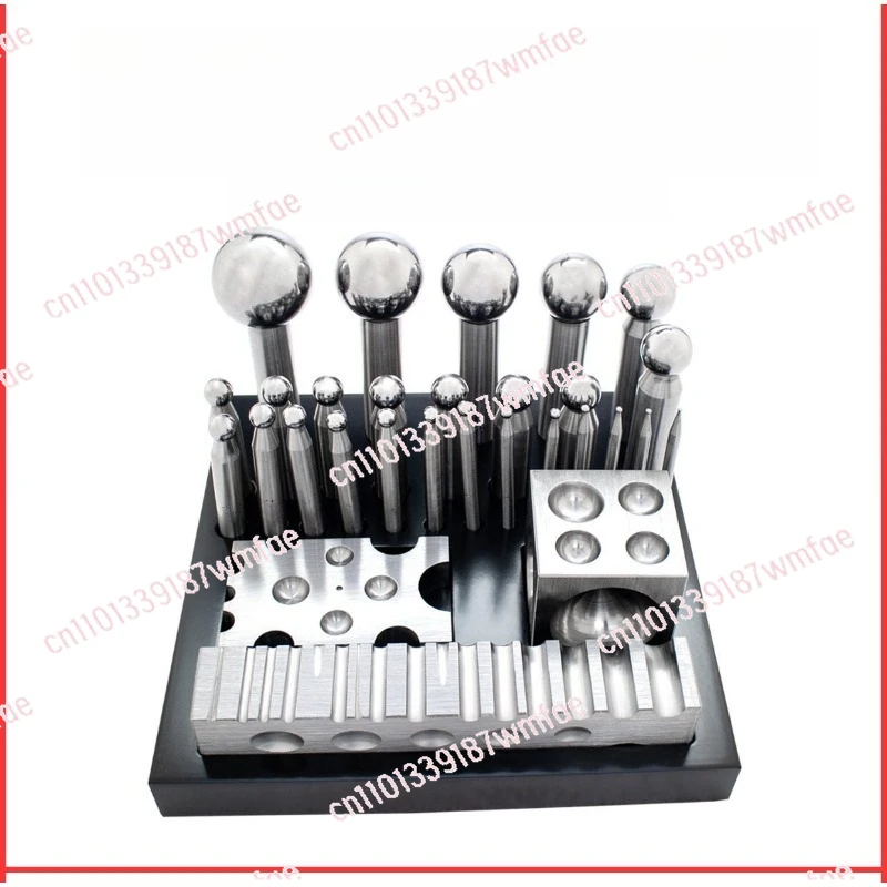 29 Pieces Punch Nest Beads for Gold and Silver Jewelry Nest Beads Steel Dies Bell Making Tools Punch