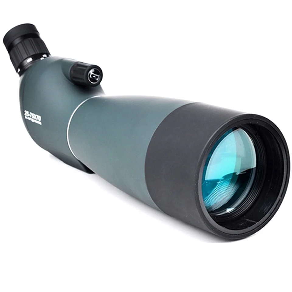 Bird Watching Monocular 25-75X70 Zoom BAK4 Telescope Waterproof Spotting Scope Binoculars with Tripod Phone Holder Hunting Optic