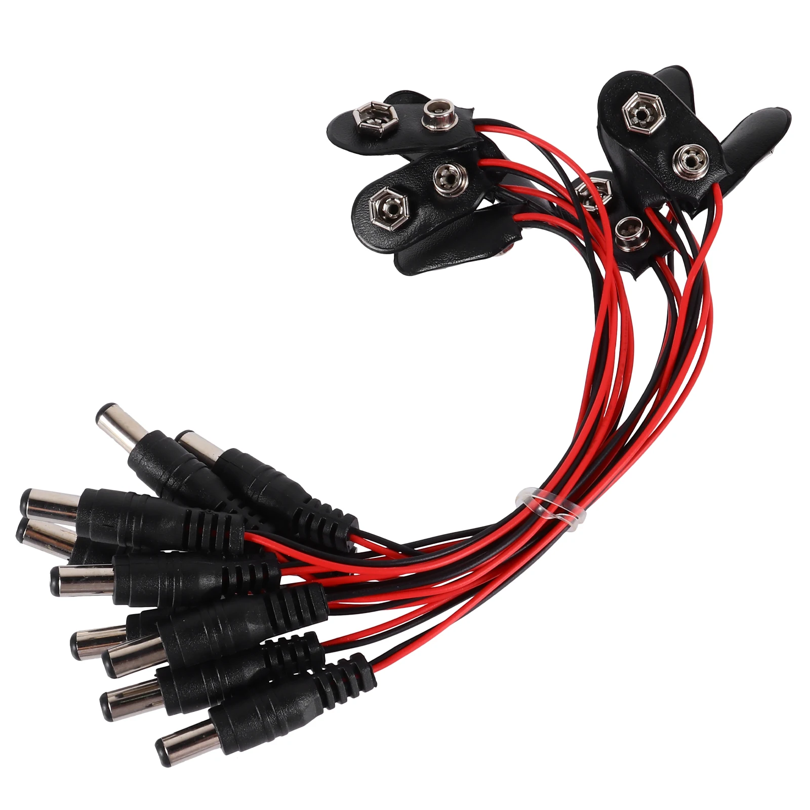 

10pcs Power Cord Snap Connector Clip Standard Abs Copper Durable Compact Replacement Experimental Line 9V