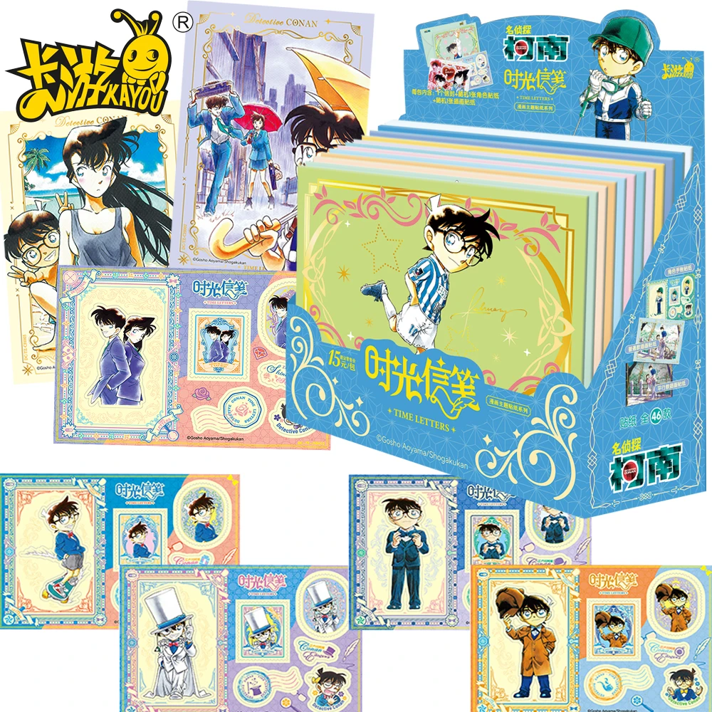

Kayou Original Detective Conan Collection Cards Comic Sticker Series Classic Reasoning Anime Exquisite Character Cards Fun Gifts