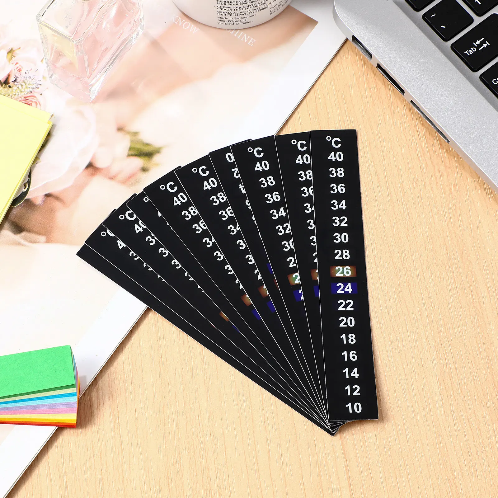 10 Buah Stiker Termometer Suhu - Temperature Strip Thermometer ulasan dan harga