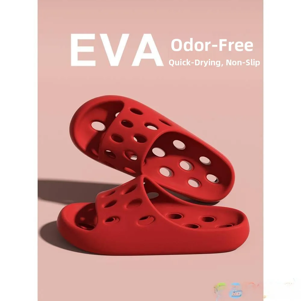 

Quick Dry Thick Bottom Bath Slippers Indoor Home Anti-Slip Summer Bathroom Slippers for Men And Women Comfortable EVA Slippers