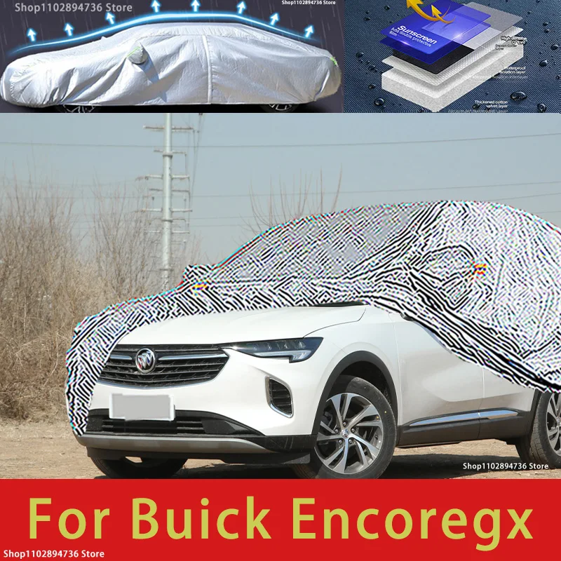 

For Buick Encore gx Car protective cover Auto paint protection Sunscreen heat-insulating waterproof car clothing Car film