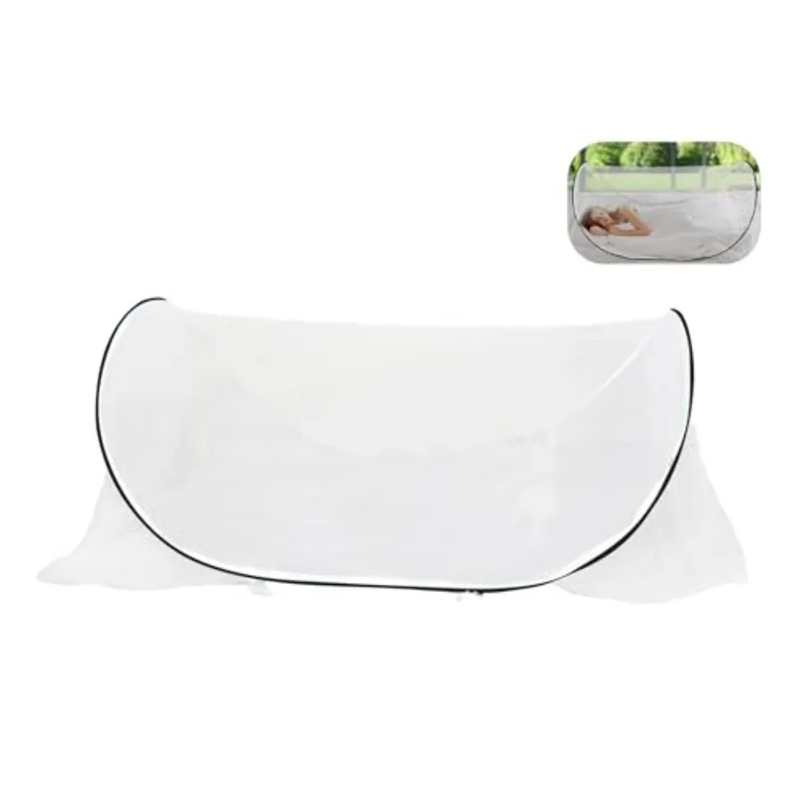 

78 * 32 * 22 Inch Large Up Mosquito Tent, Portable Foldable Mosquito Net, Camping Mosquito Net with Net Bottom, for Bed Camping