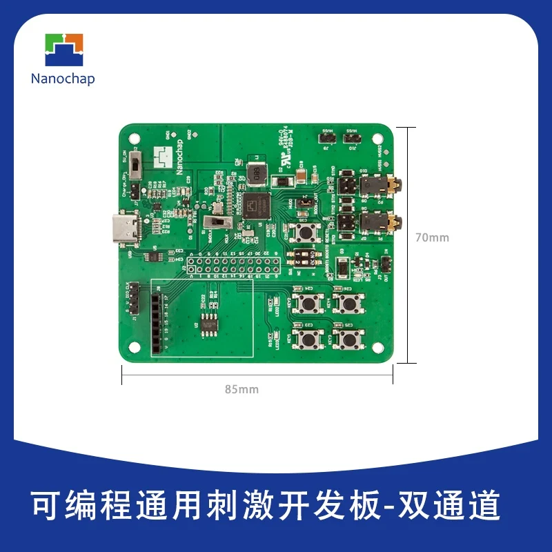 

Программируемый универсальный чип для стимуляции, двухканальная макетная плата А2