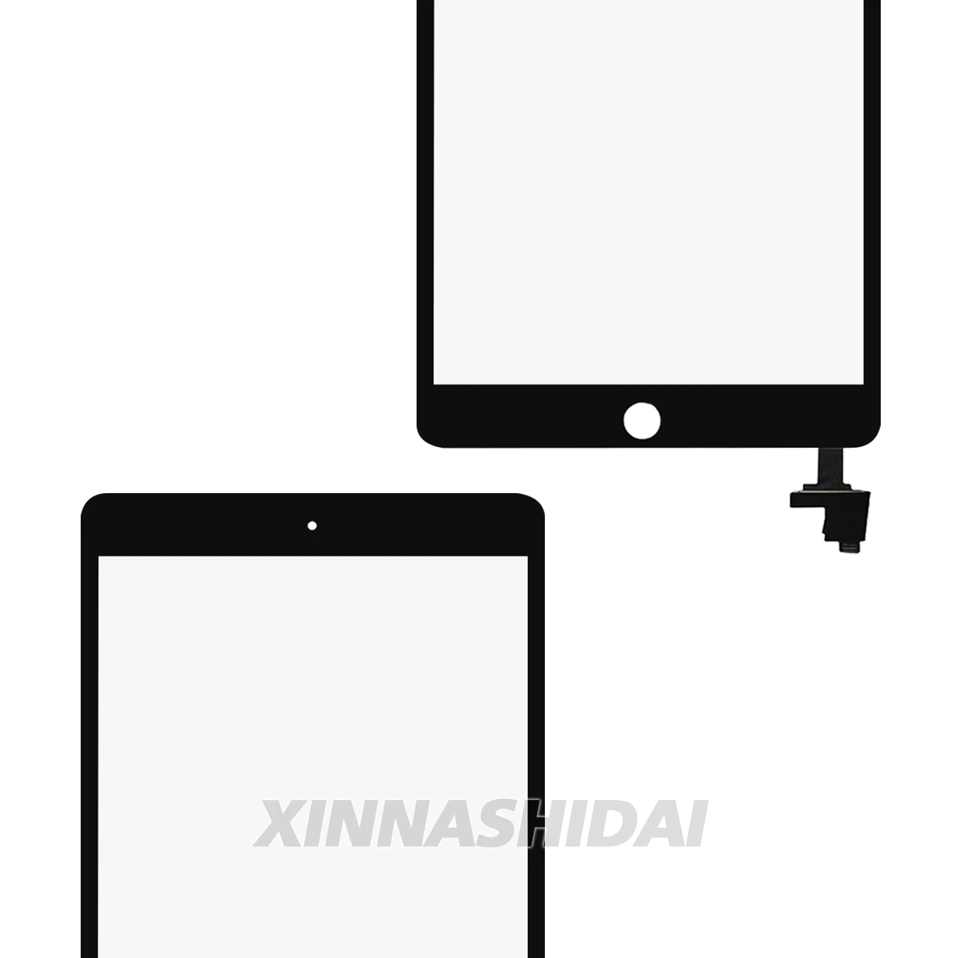 شاشة لمس جديدة لجهاز iPad Mini 1 2 A1432 A1454 A1455 A1489 A1490 A149 أجهزة استشعار محول الأرقام بشاشة تعمل بلمس لوحة زجاجية أمامية