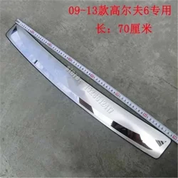 Stainless steel Rear Bumper Protector Sill Trunk Tread Plate Trim Car Accessories For VW Volkswagen Golf 6 MK6 2009~2013