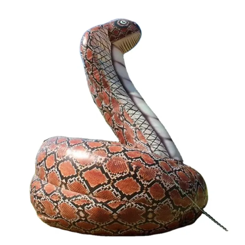 Inflatable snakes and notes for outdoor decorations for inflatable Halloween